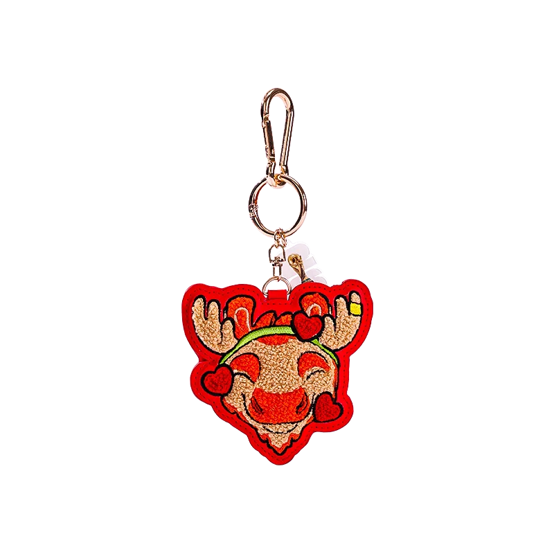 FIFA World Cup 2026 Trophy Keychain - Cute Towel Embroidery Charm