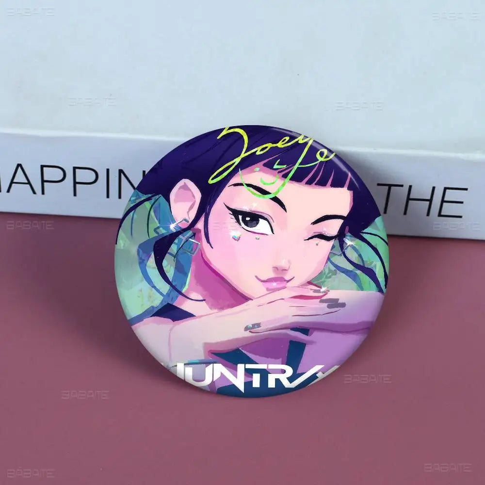 K-Pop Demon Hunters Anime Pin Button | Cute Cartoon Brooch Jewelry
