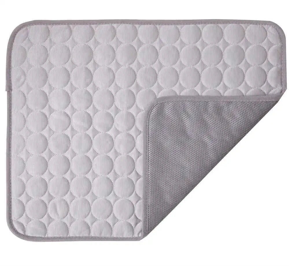 Cooling Pet Mat | Summer Dog & Cat Ice Silk Blanket - Breathable & Washable