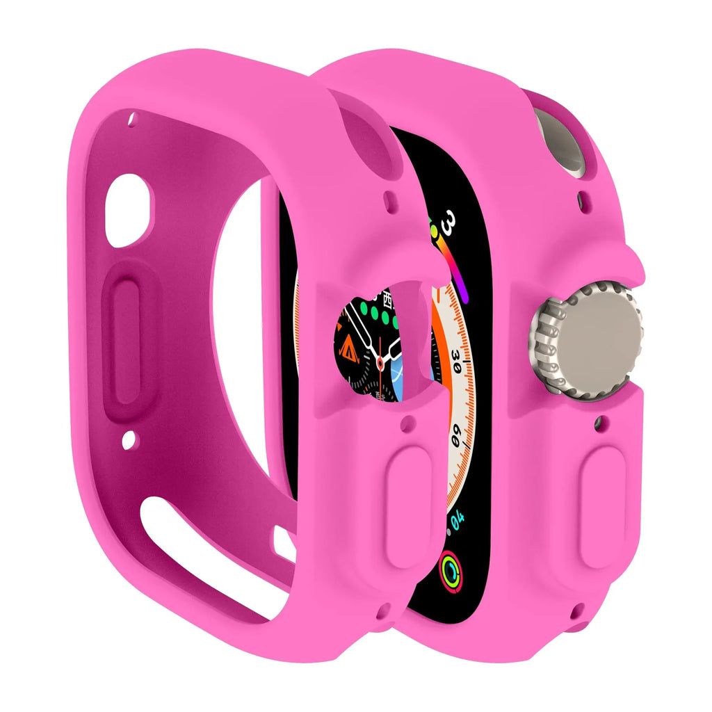 Shockproof Soft Silicone Cover for Apple Watch Ultra 49mm - TPU Bumper