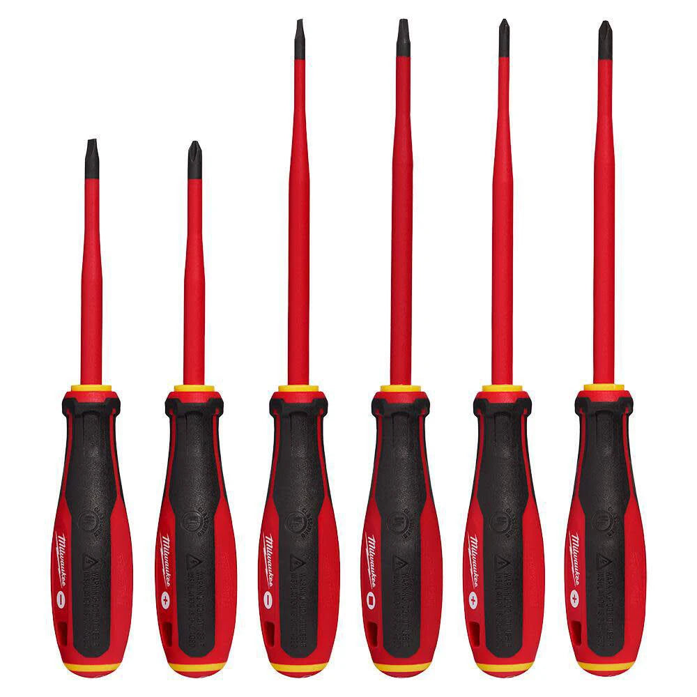 Milwaukee 1000V Insulated Screwdriver Set | 6-Piece Industrial Grade