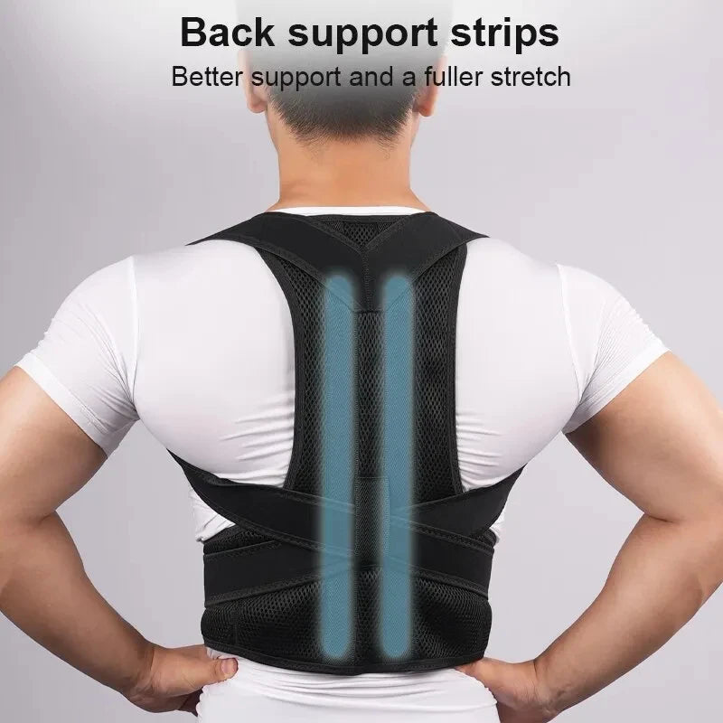 Adjustable Back Posture Corrector for Pain Relief & Improved Spine Health