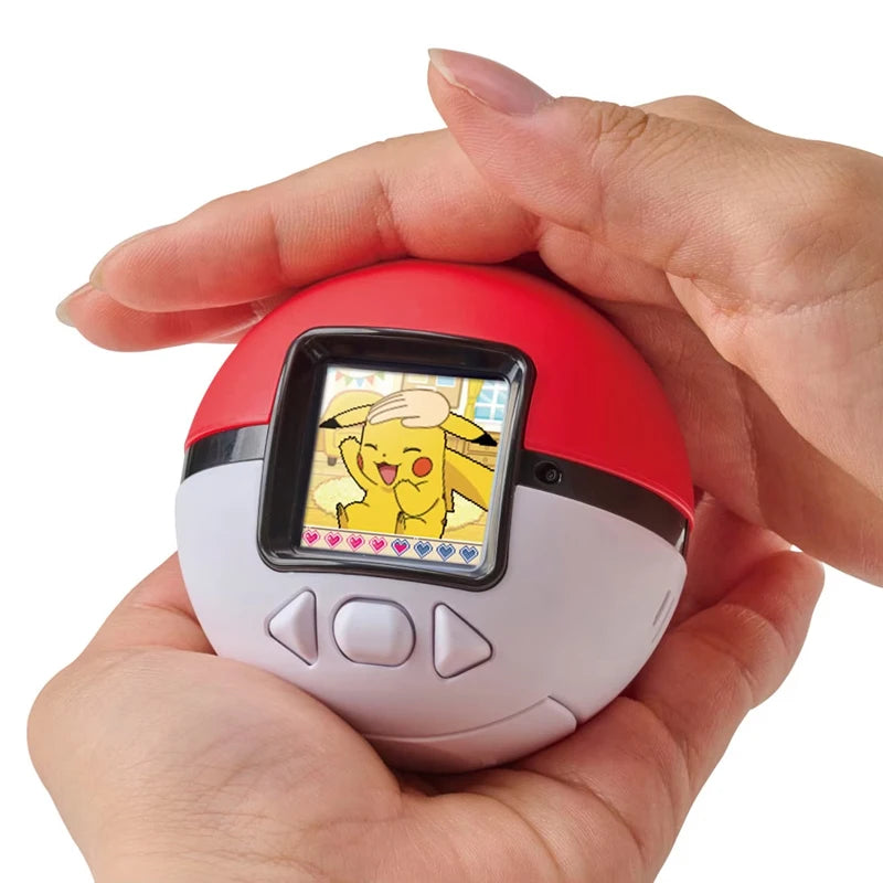 Poké Ball Pocket Monster Game Console - Fun with Pikachu & Friends