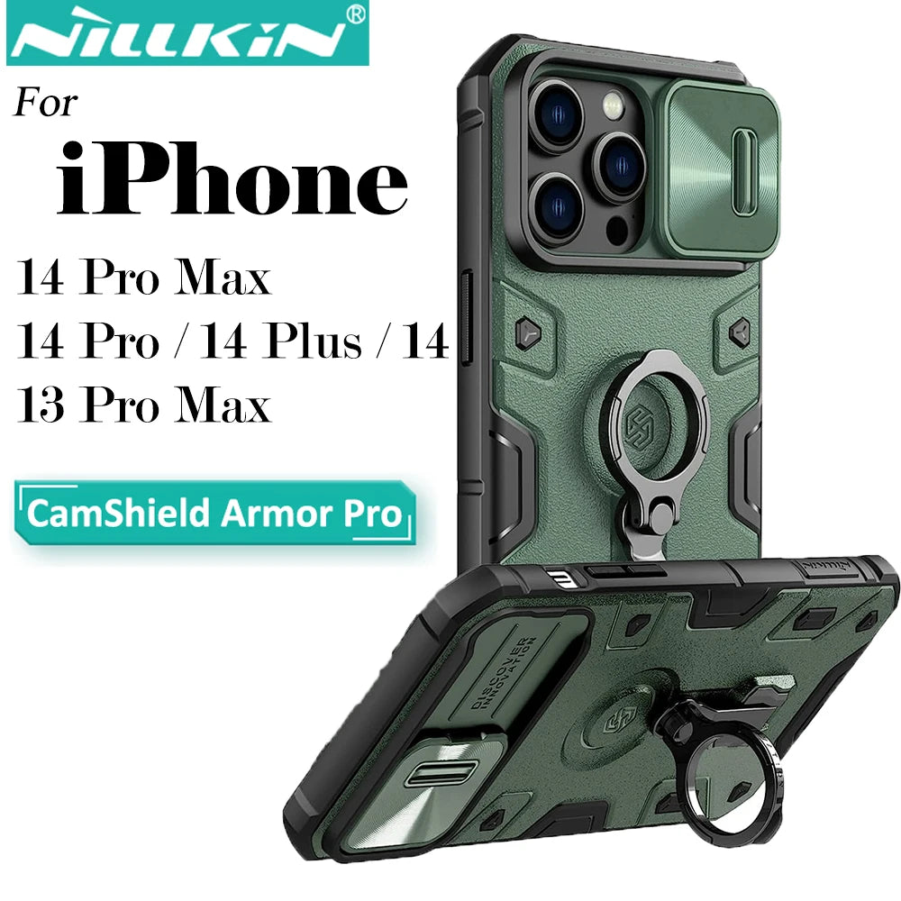Nillkin CamShield Armor Pro Case for iPhone 14 & 13 Series