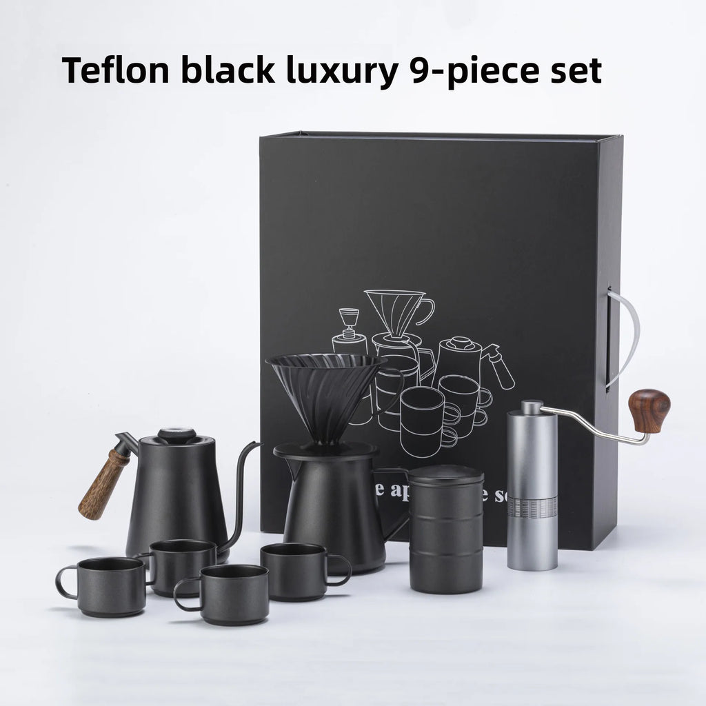 Exquisite Pour Over Coffee Tool Set - Perfect Gift Box!