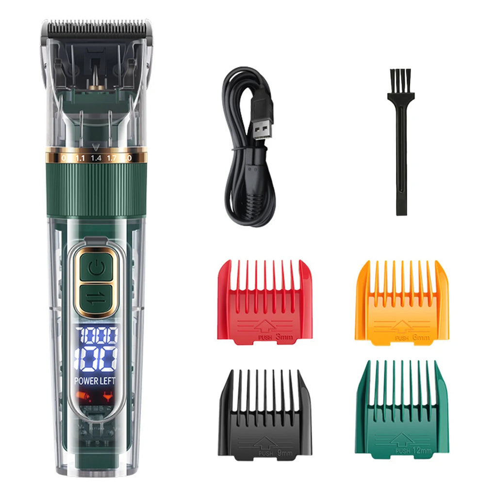 Professional Pet Grooming Clipper - USB Rechargeable & Silent