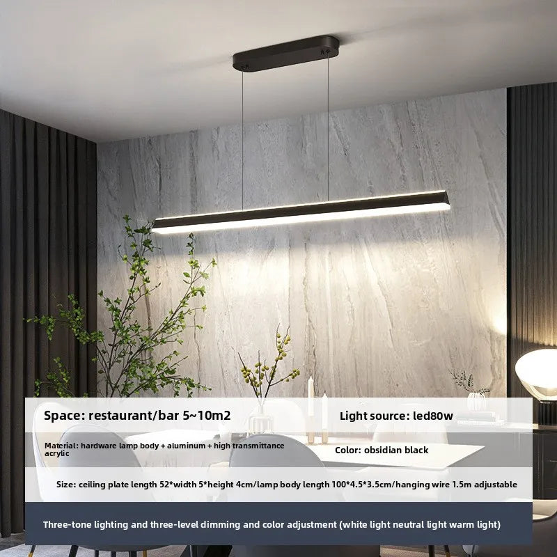 Modern LED Pendant Light - Eye-Protecting Minimalist Chandelier