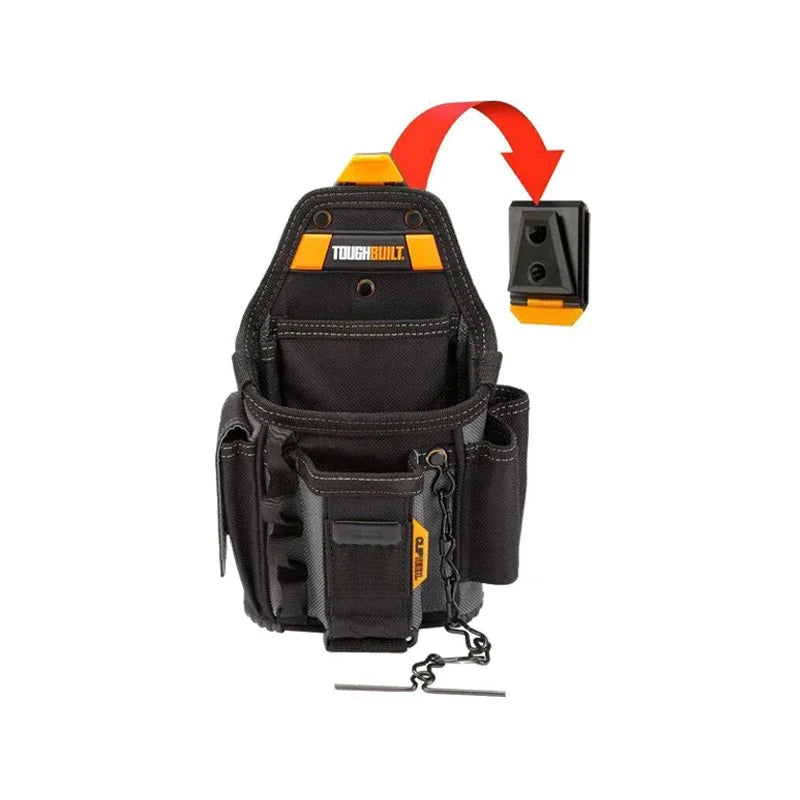 TOUGHBUILT Electrician Pouch – Durable Tool Storage with Kickstand