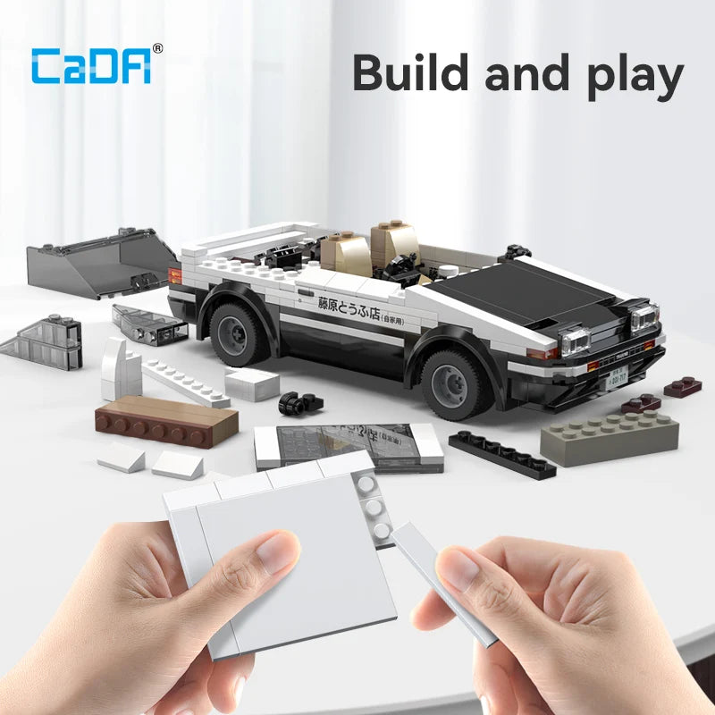 Cada 325Pcs RC Drift Racing Car Building Blocks - DIY Fun for Kids