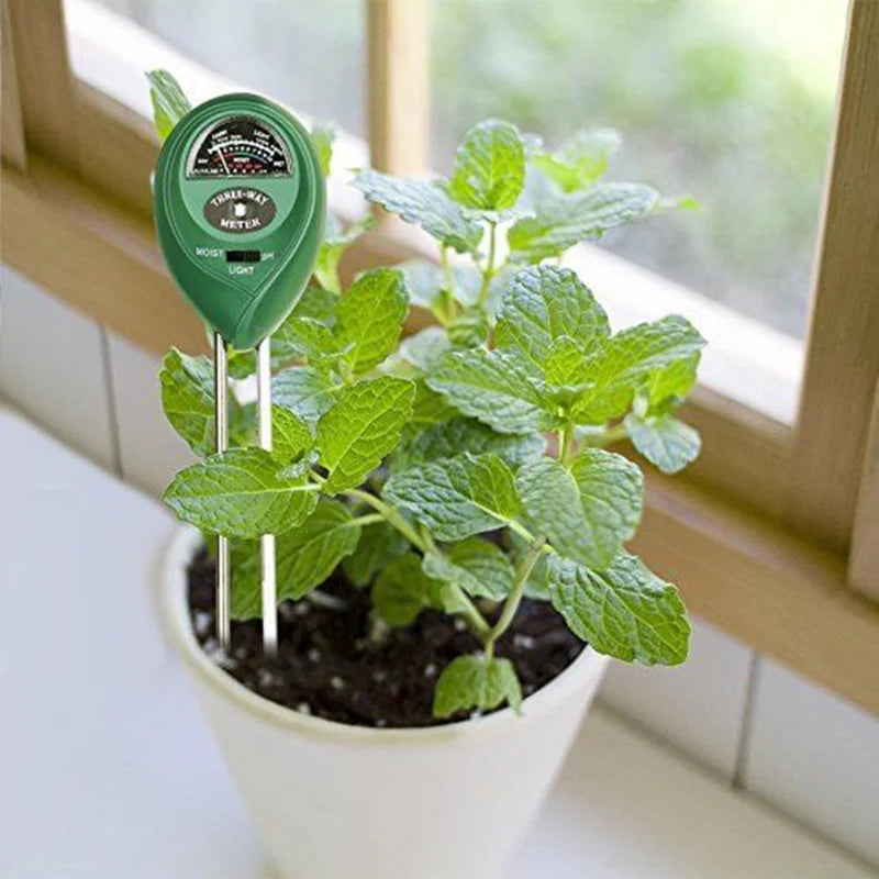 3-in-1 Soil PH Meter & Moisture Tester for Healthy Plants