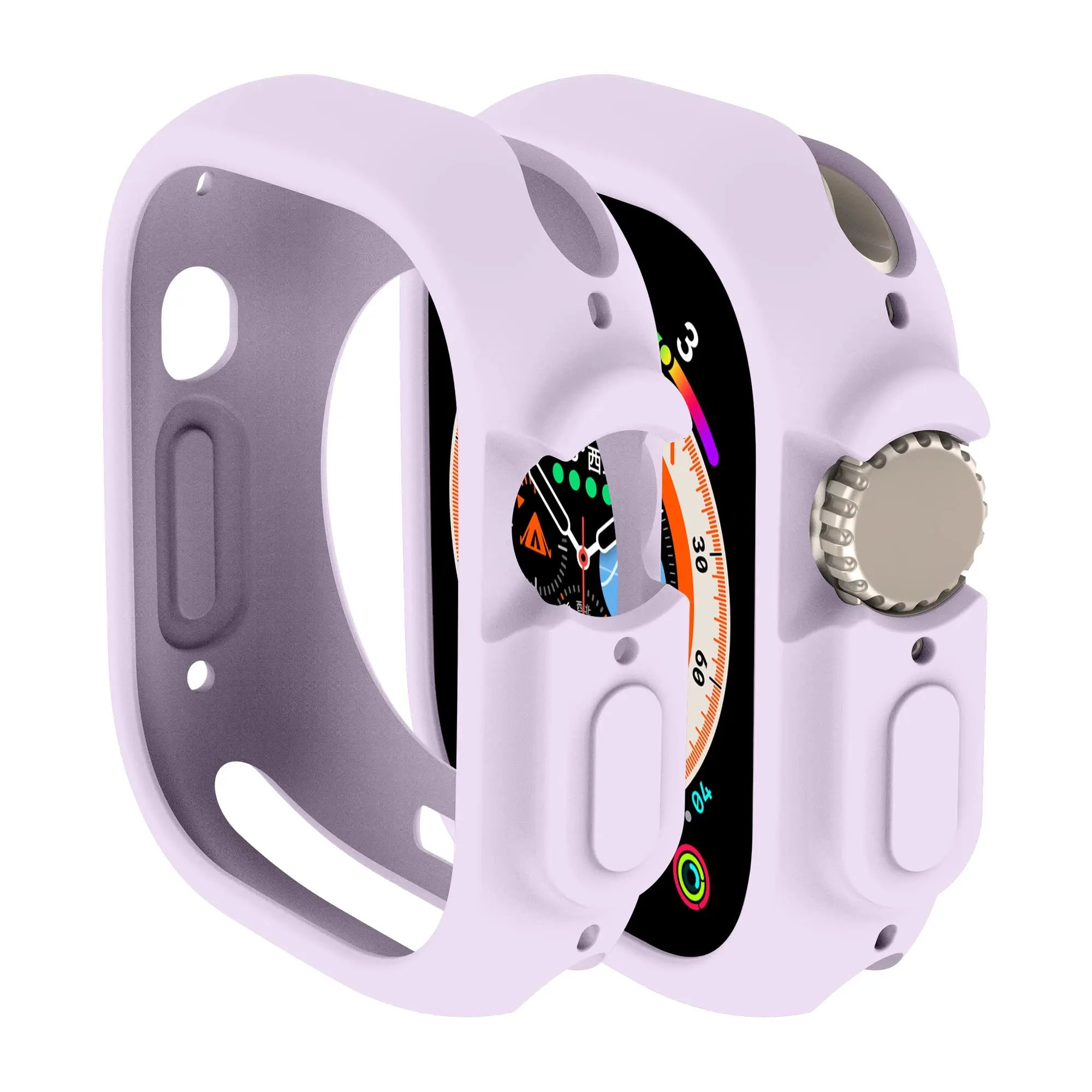 Shockproof Soft Silicone Cover for Apple Watch Ultra 49mm - TPU Bumper