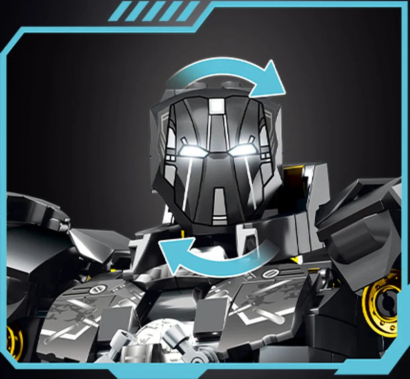Marvel Iron Hero Mech Building Kit - 2300+ Pieces Toy Set