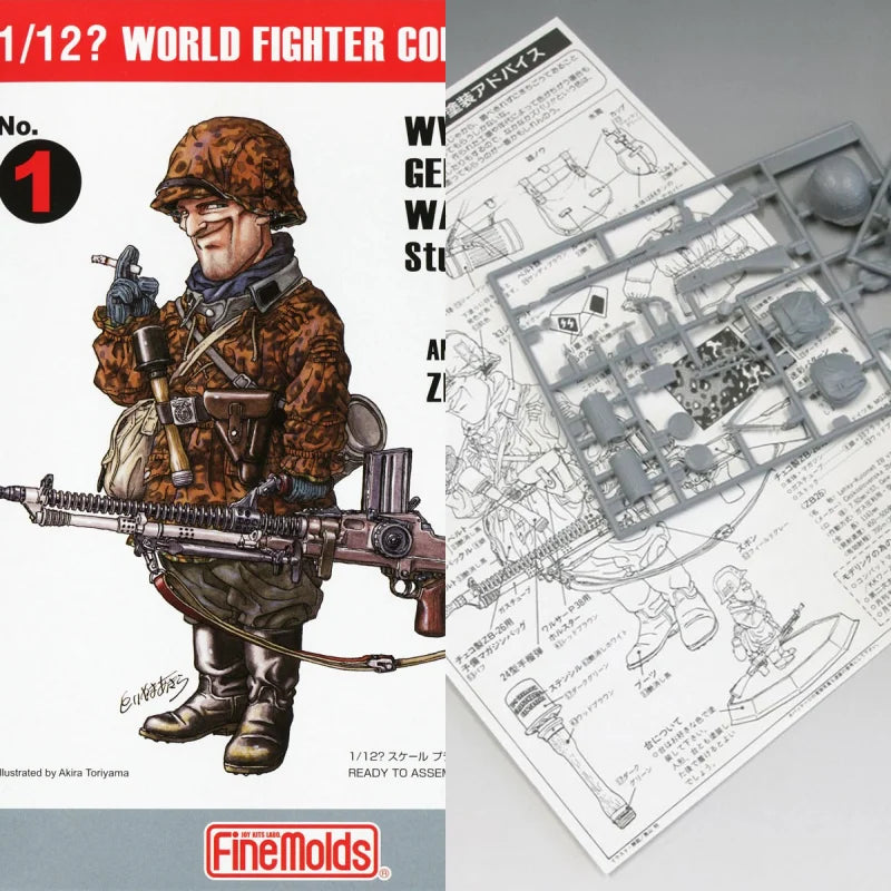 Fine Molds 1/12 Infantryman Model Kit – Expert Detail & Display Quality