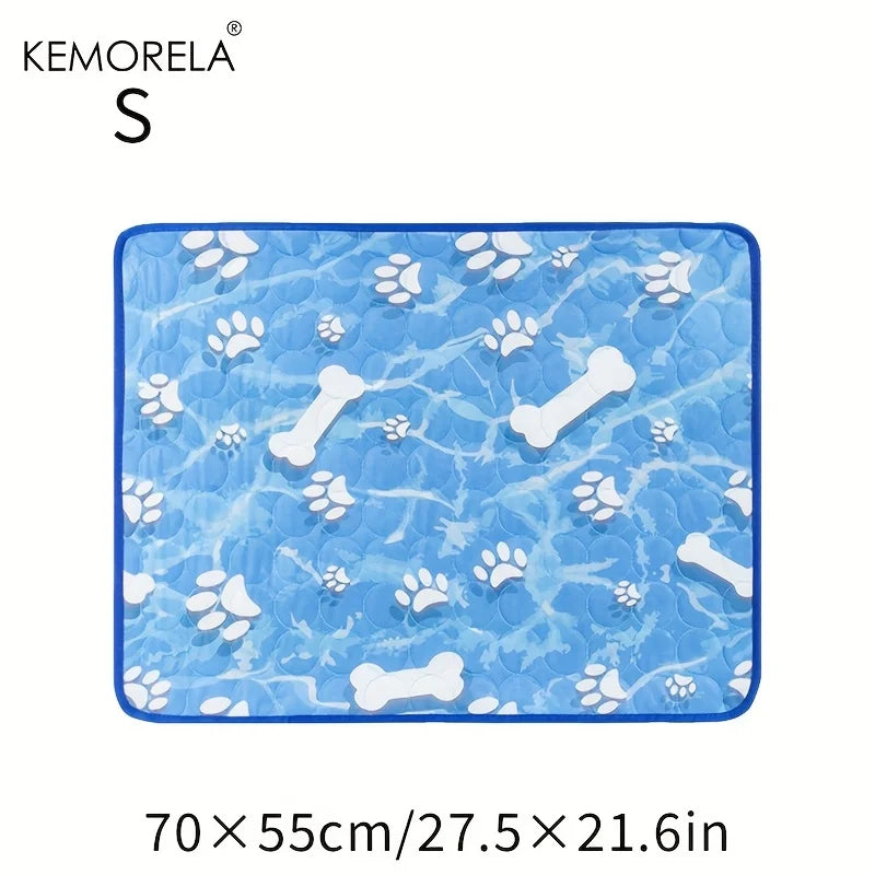 KEMORELA Large Self-Cooling Dog & Cat Pad - Washable, Durable Comfort
