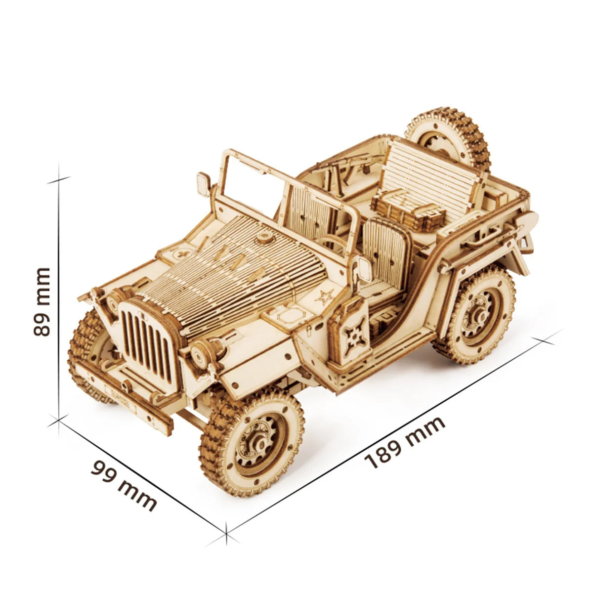 Robotime 3D Wooden Classic Car Model Building Kit - Vintage Design