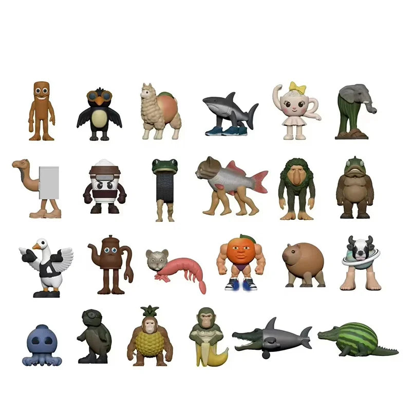 24pcs Italian Brainrot Action Figures Gift Set - Vibrant Character Collection