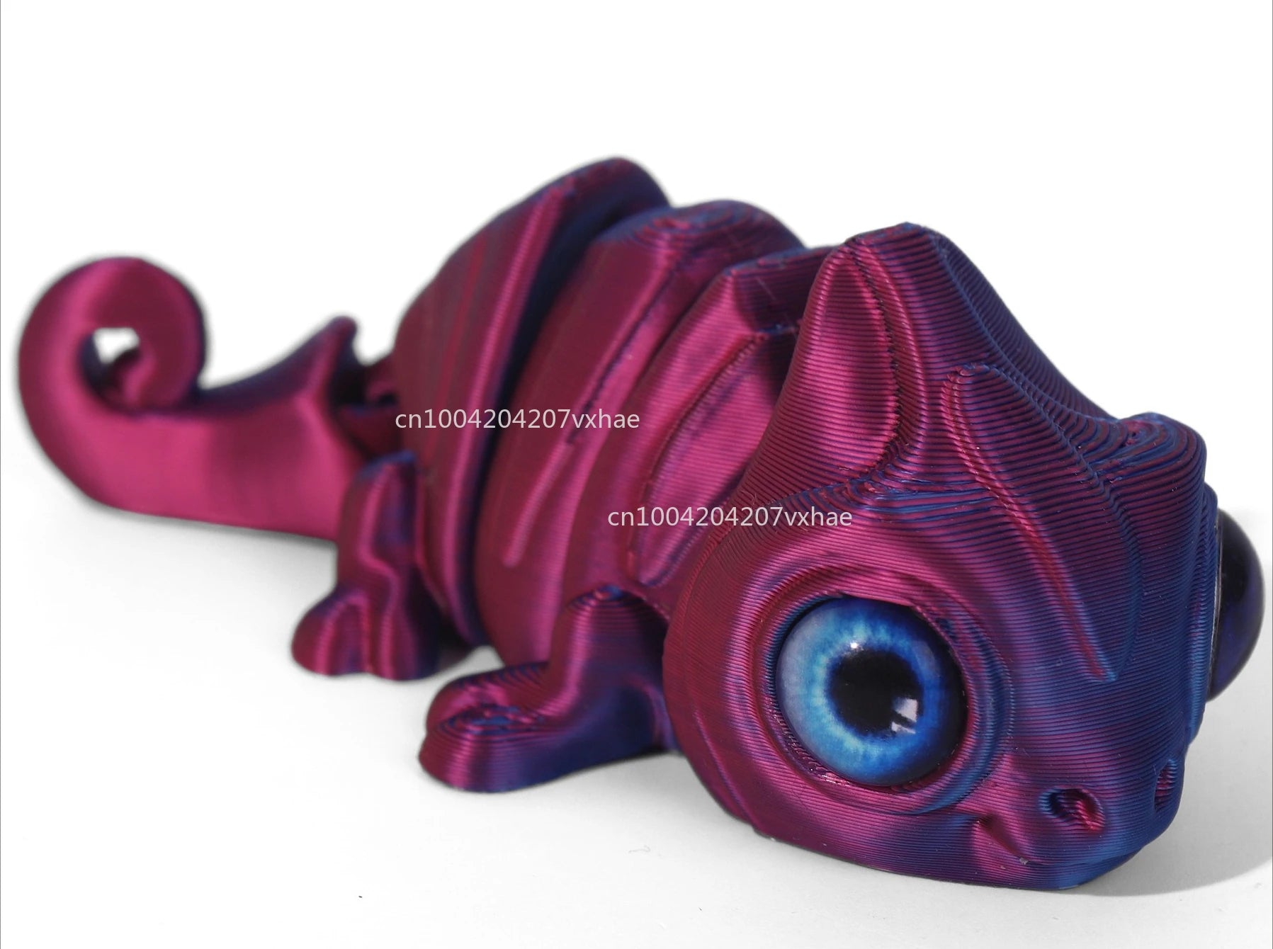 Multi-Joint 3D Printed Chameleon Figures - Unique Home Decor & Gift