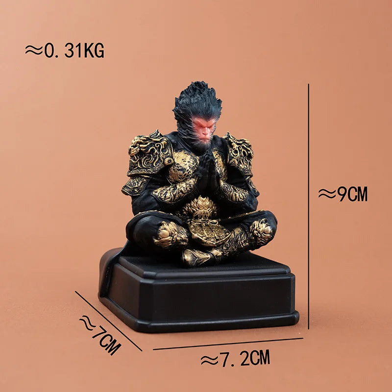 Black Myth Wukong Action Figure - Legendary Monkey King Decor Keychain