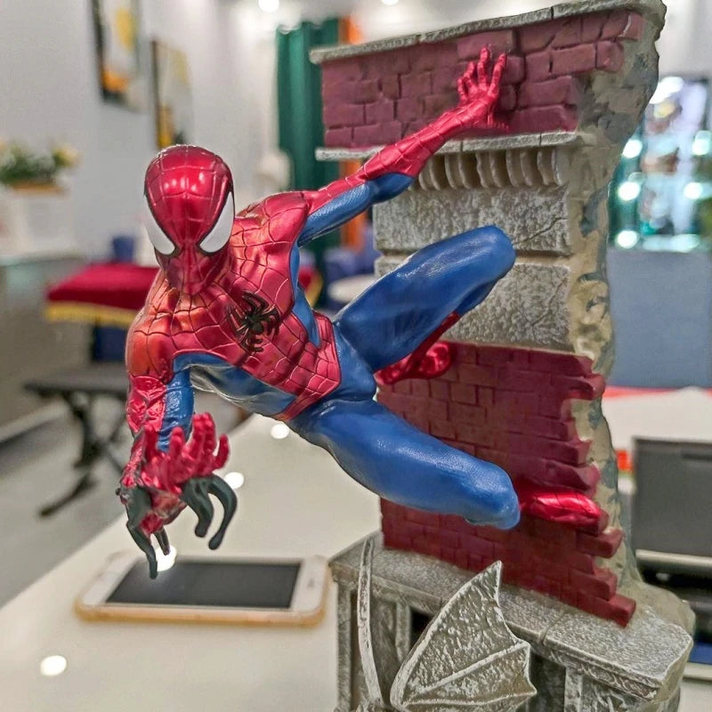 28cm Marvel Spider-Man Figure - Collectible Action Statue Decor