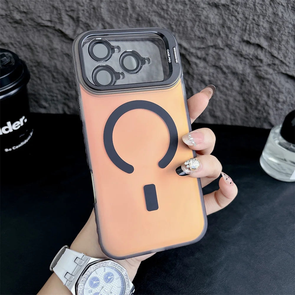 Color-Changing MagSafe Invisible Holder Case for iPhone 17 Pro Max