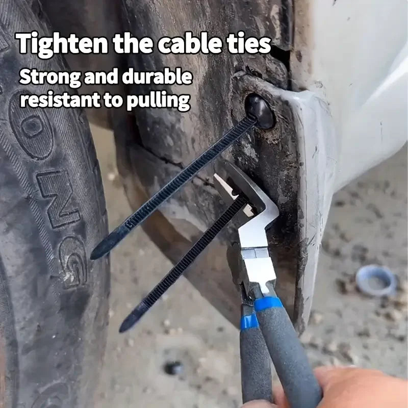 100 Heavy-Duty Self-Locking Nylon Cable Ties - UV-Resistant Fasteners
