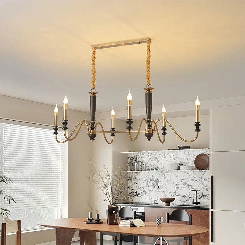 Artistic LED Pendant Lamp - Modern Metal Chandelier for Home & Cafe