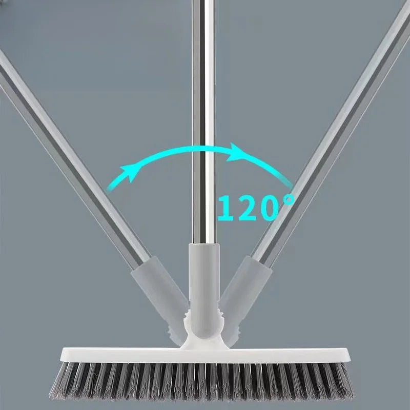 Effortless Floor Brush for Tile Corners & Crevices - No Dead Space