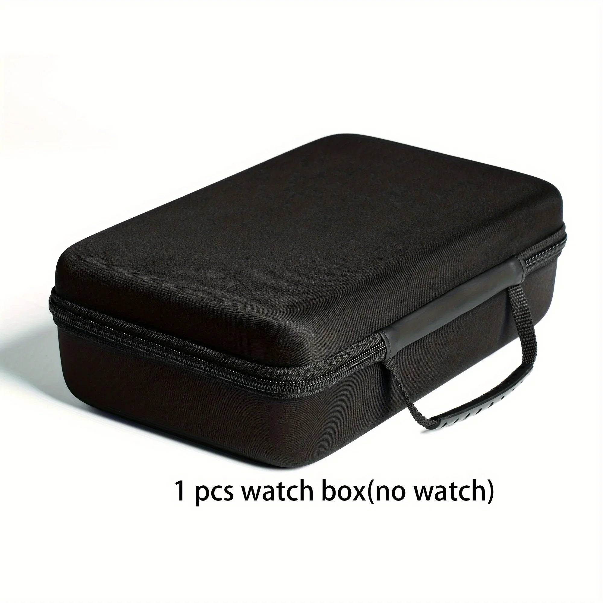 Elegant 8-Slot Watch Box - Premium Travel Case with Foam Padding