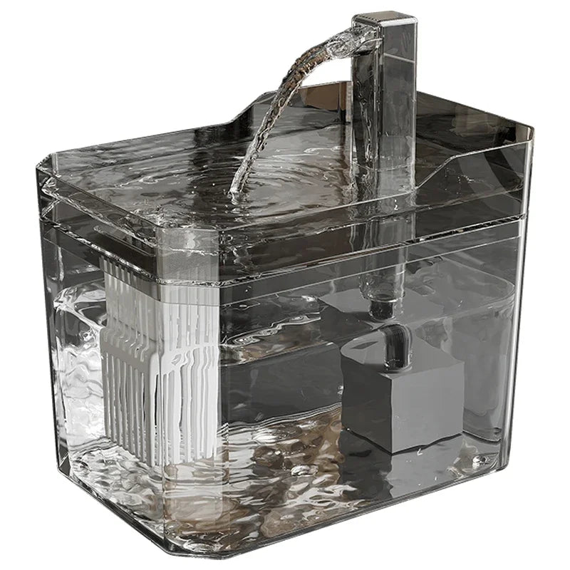 1.5L Automatic Cat Water Dispenser with Filter & Mute Pump