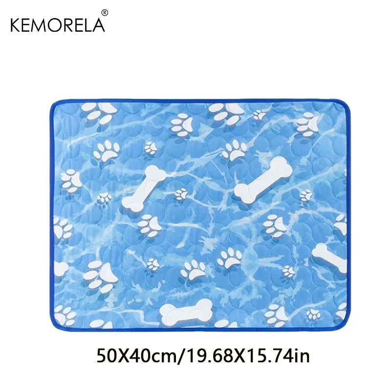 KEMORELA Large Self-Cooling Dog & Cat Pad - Washable, Durable Comfort