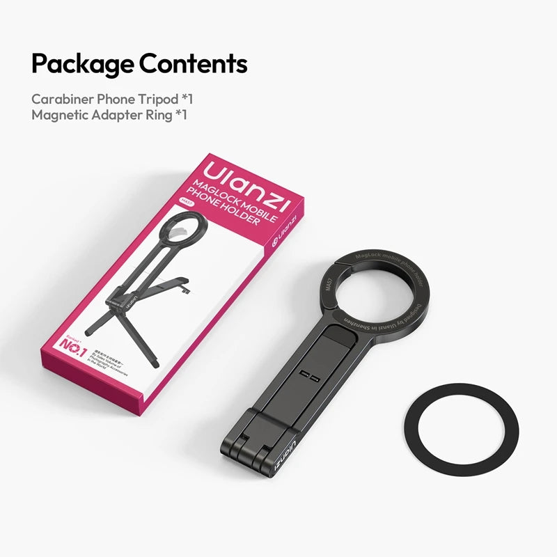 Ulanzi MA57 Magnetic Foldable Tripod for Smartphones & Selfies