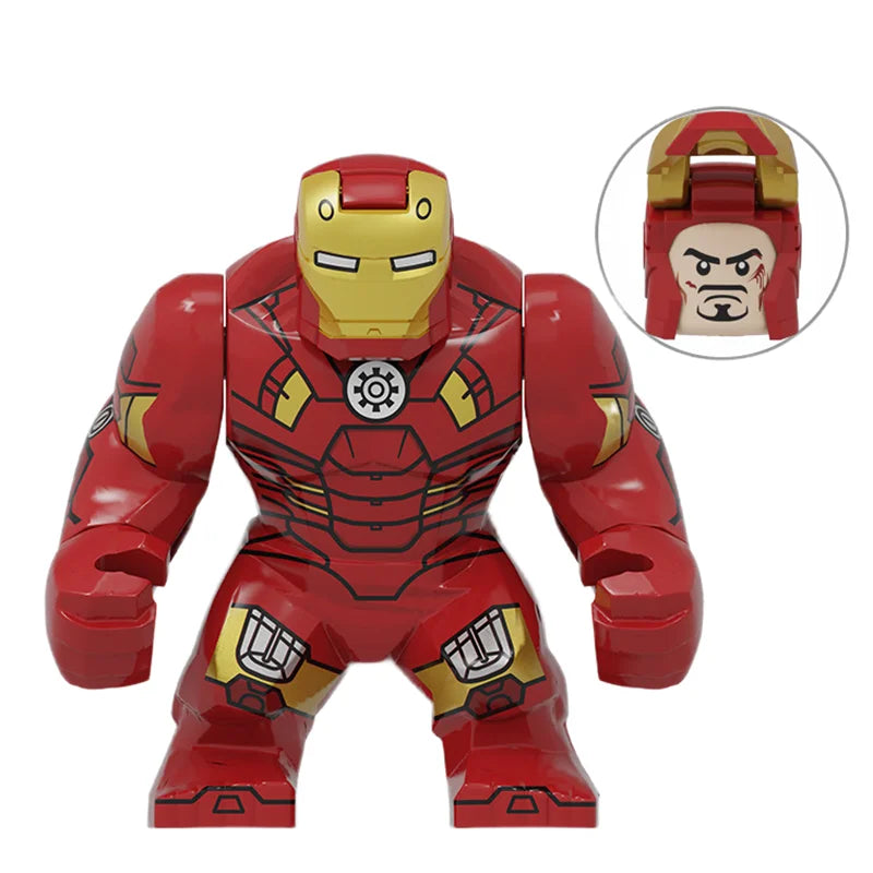 Blind Box Mini Building Blocks Superhero Figures Gift Set