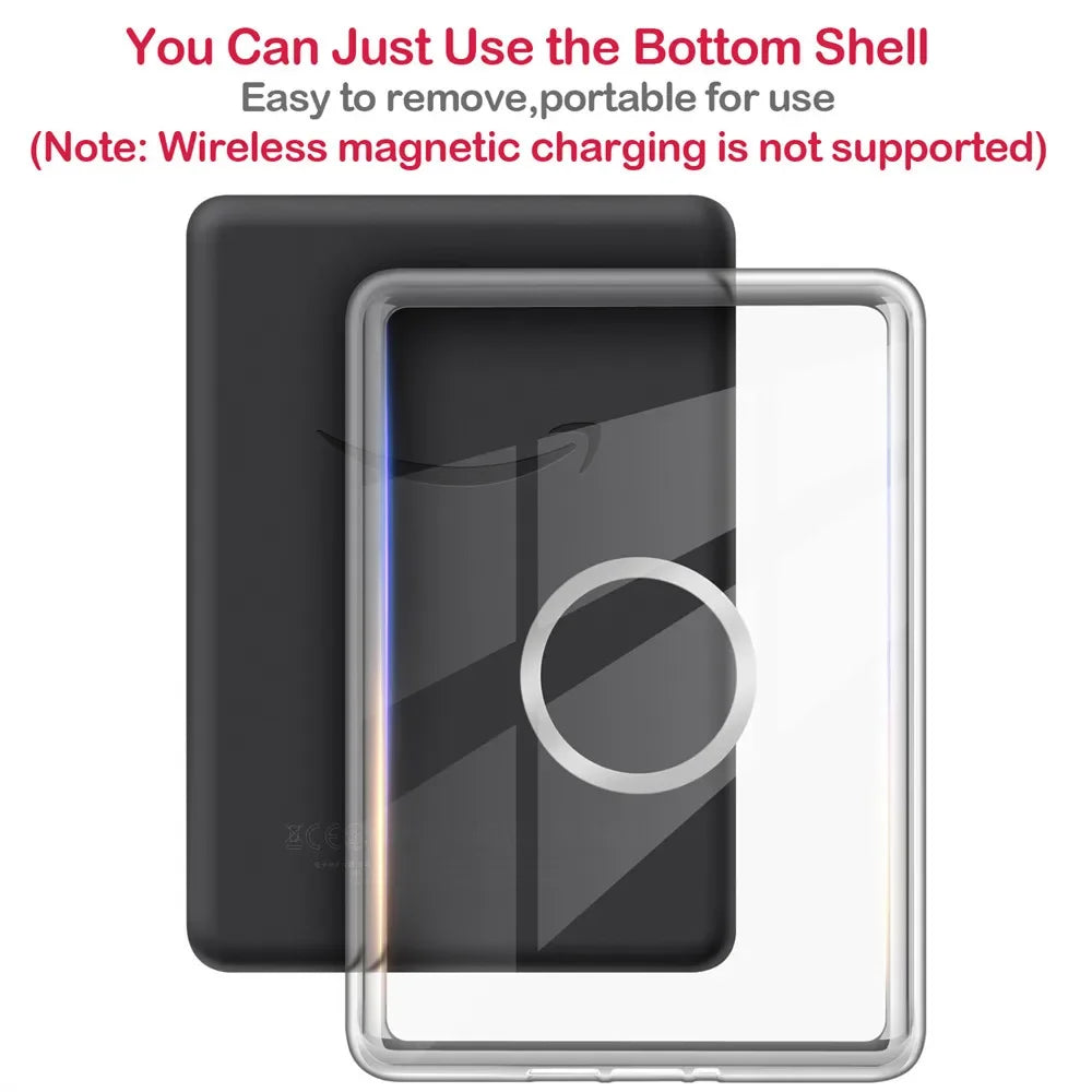 Acrylic Magnetic Bracket Case for Kindle Paperwhite - All-Generation Cover