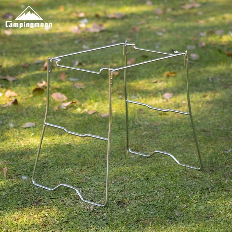 CAMPINGMOON G-38 Stainless Steel Outdoor Camping Table