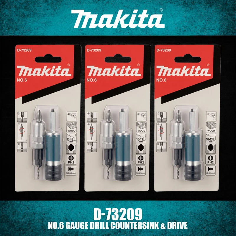 Makita Gauge Drill Countersink & Drive Bit Set | Precision Woodworking Tool