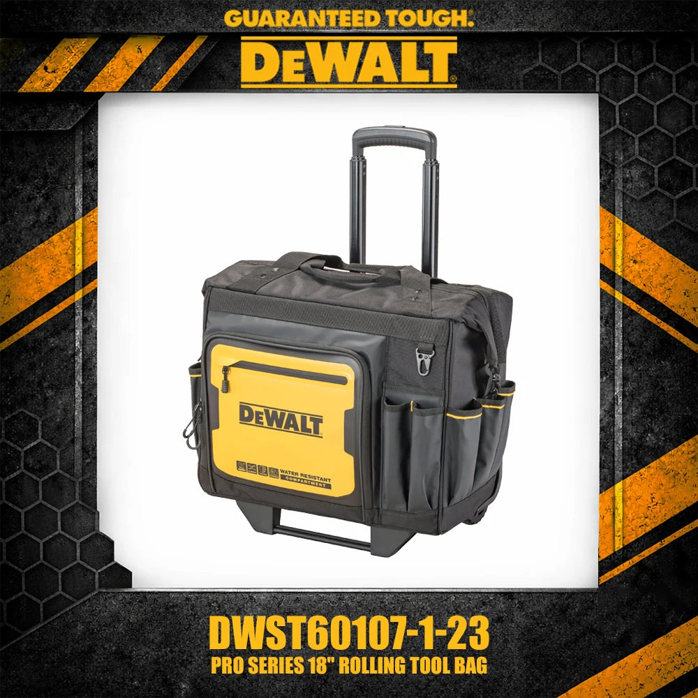 DEWALT PRO Series Tool Backpacks & 18" Rolling Tool Bag Set