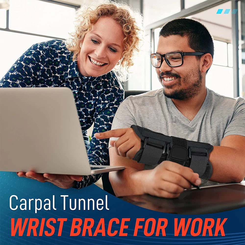Adjustable Wrist Brace for Carpal Tunnel Relief - Night Support Splint