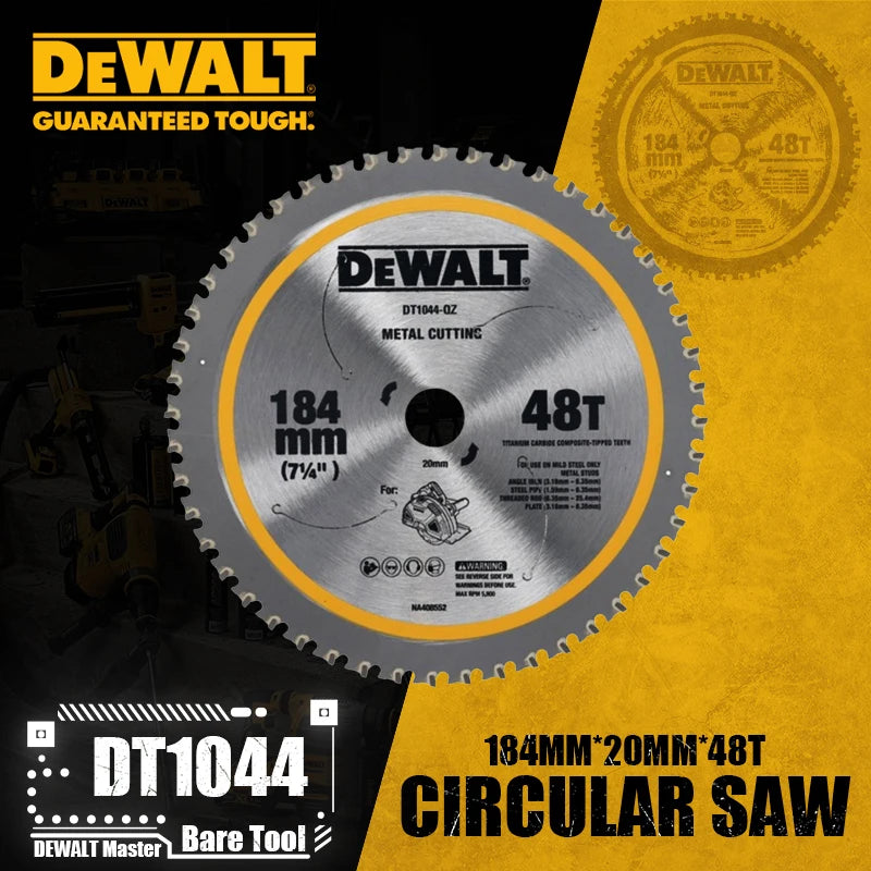 DEWALT 184mm 48T Metal Cutting Circular Saw Blade for DCS383 Tool