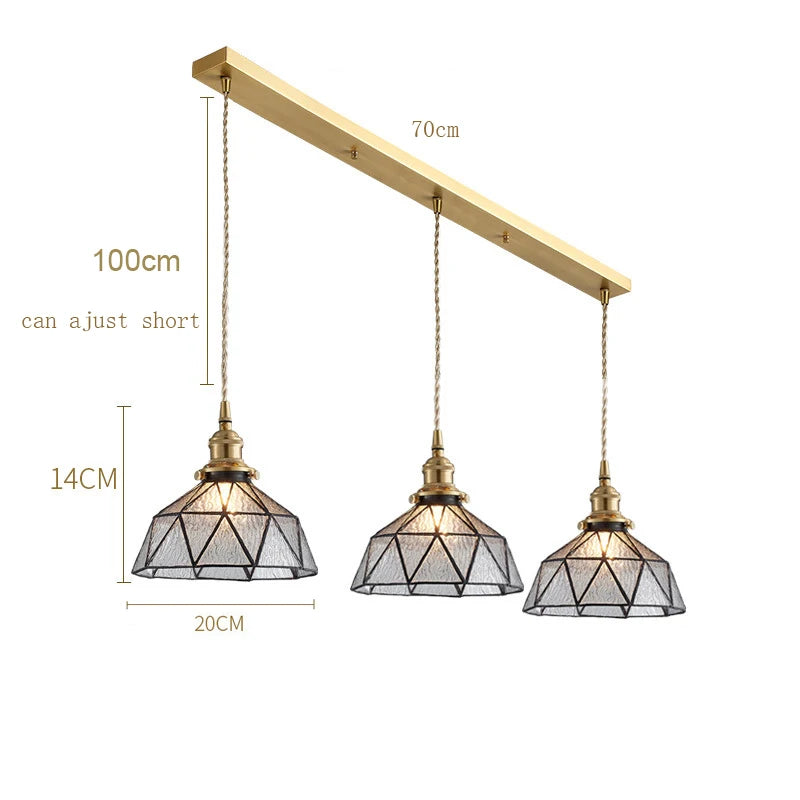 Nordic Retro Green Pendant Light for Stylish Home Decor