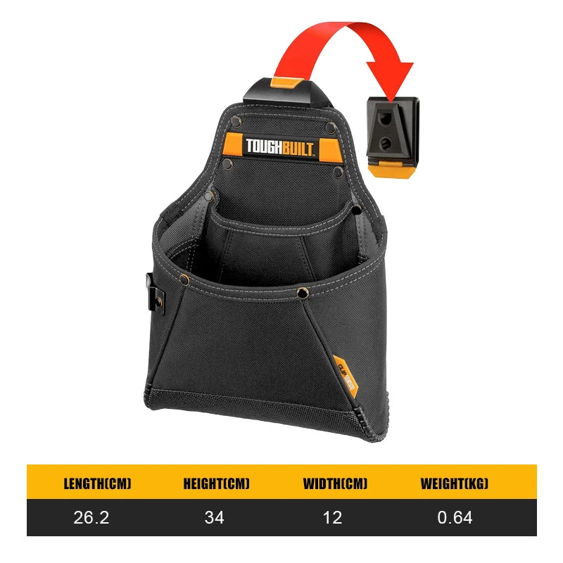 ToughBuilt Multi-Functional Tool Pouch with Kickstand & ClipTech™
