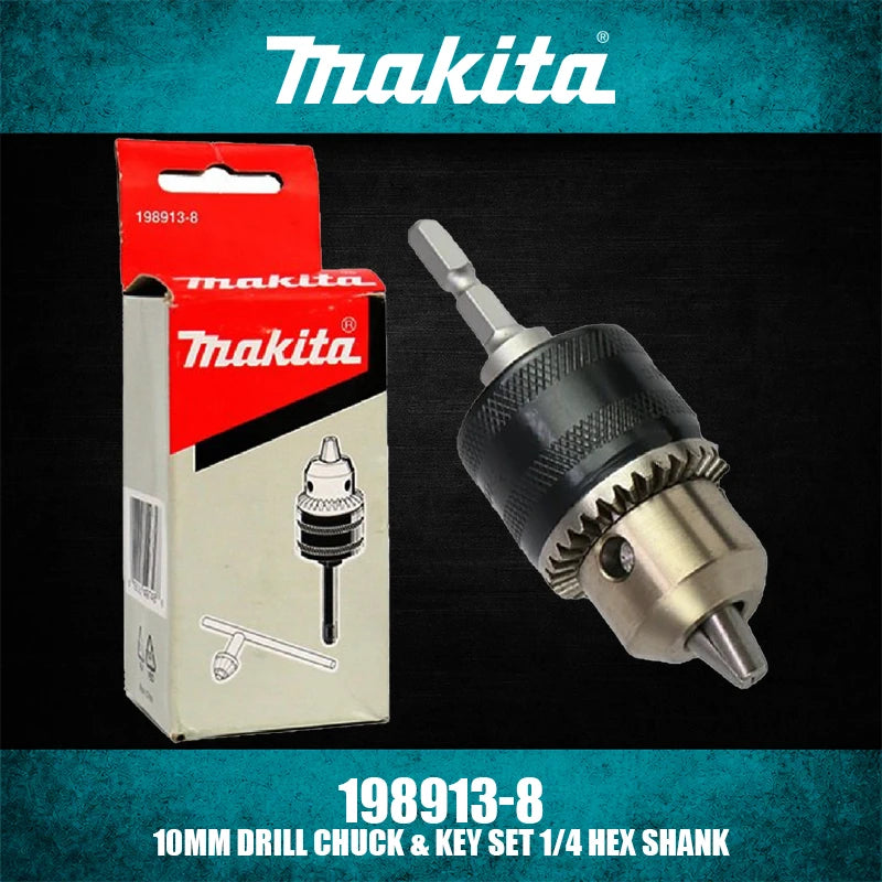 Makita Drill Chuck 1/4" HEX Shank – Keyless SDS-Plus Conversion