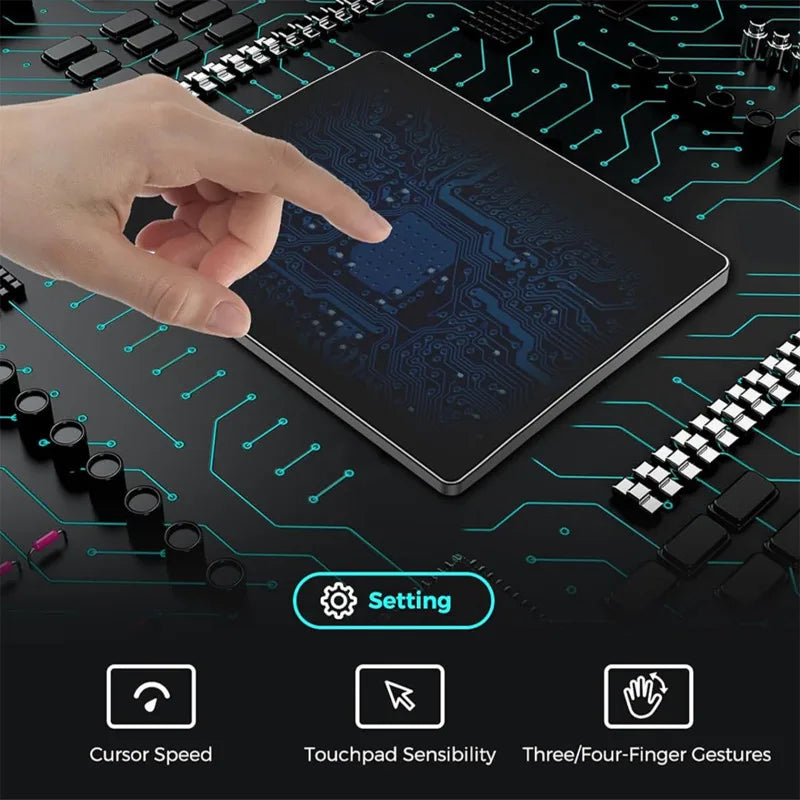 JOMAA USB-C Multi-Touch Pad: Sleek Wired Trackpad Mouse