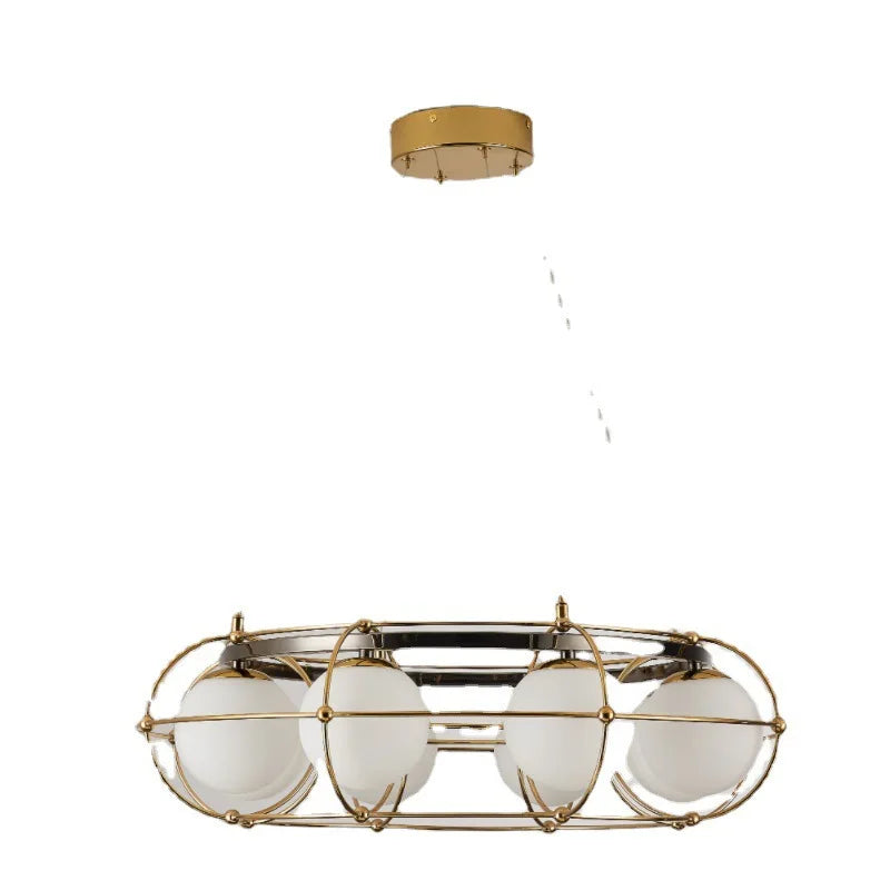 Nordic Modern Minimalist Glass Ball LED Pendant Chandelier Lighting
