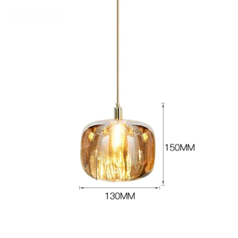 Elegant Modern Crystal Pendant Chandelier for Bedroom & Dining