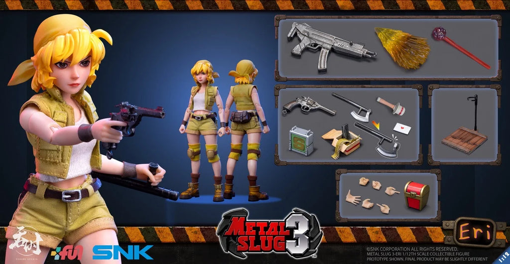 Fio Eri Leona 1/12 Metal Slug Action Figure with Accessories