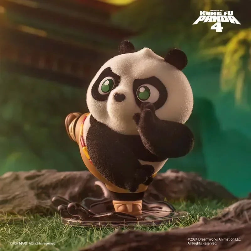 POP MART Kung Fu Panda Blind Box Toys - Kawaii Anime Figures