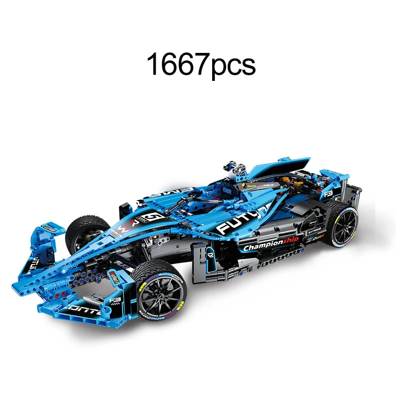 CADA 1667pcs Remote Control Sports Racing Car Building Blocks
