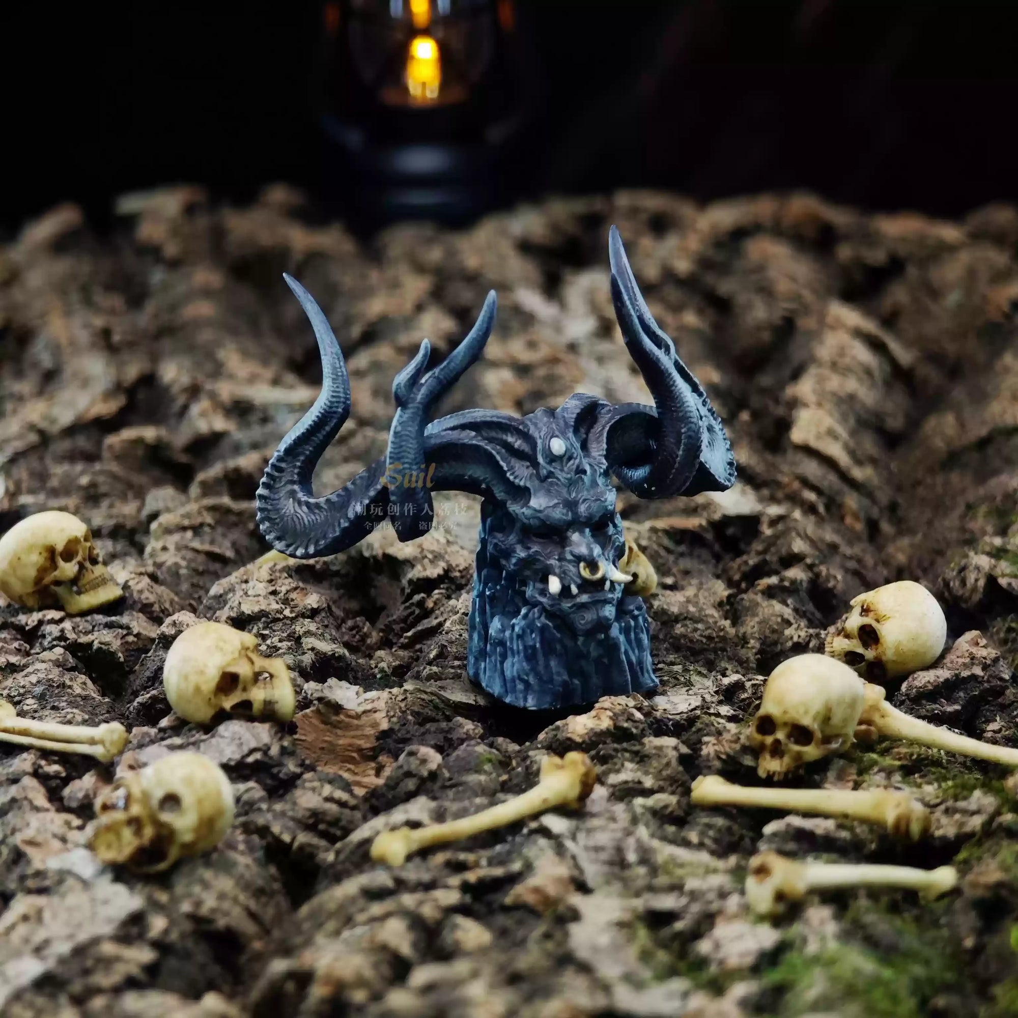 Black Myth Wukong Keycap - 3D Hand Drawn Desktop Ornament