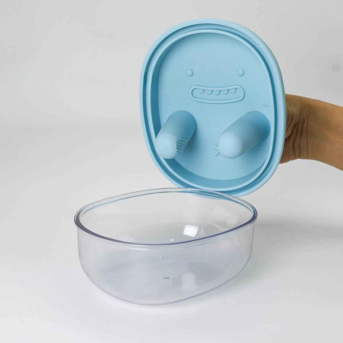 Multifunctional Camping Snack Storage Box with Silicone Lid