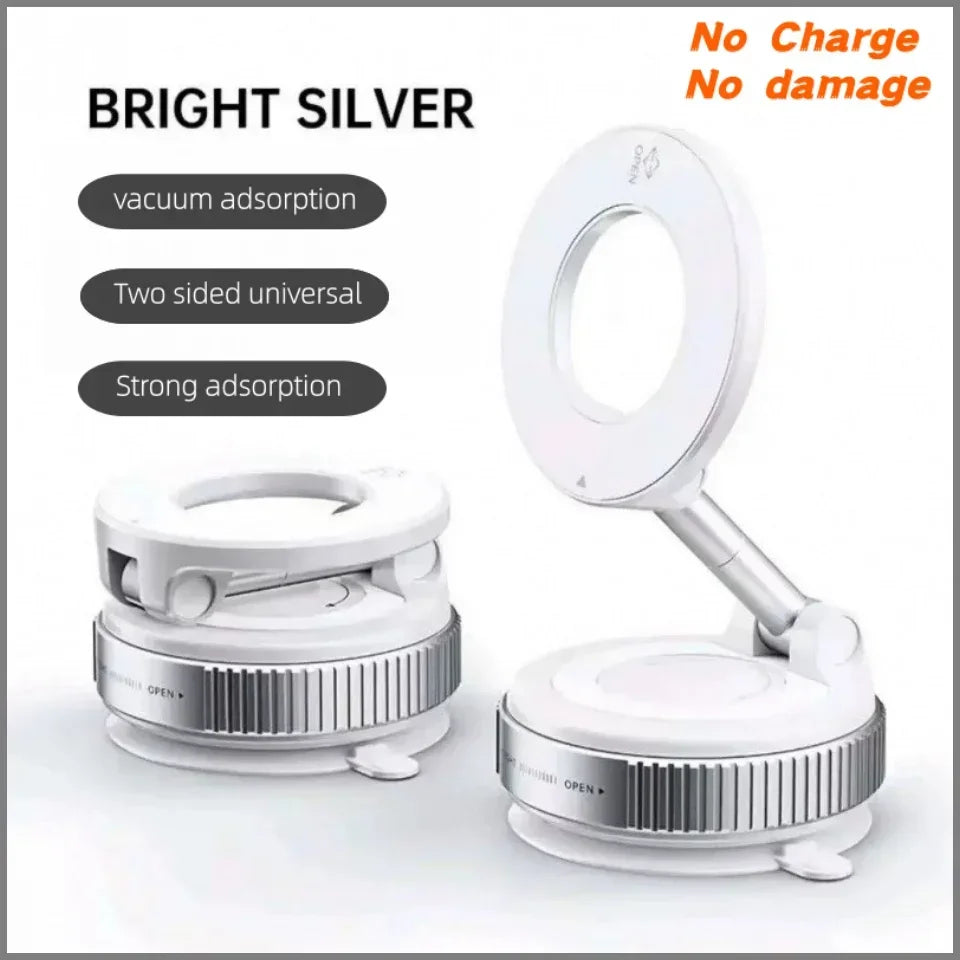 K007 Magnetic Phone Holder - 360° Adjustable Suction Stand for All Phones